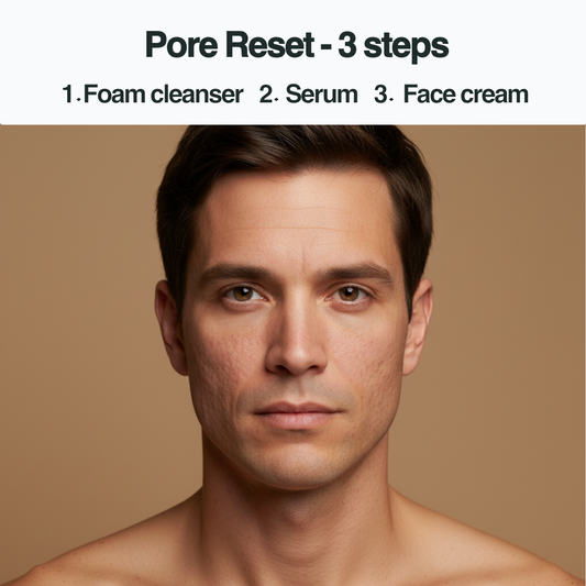 Poren Rein - 3 Schritte