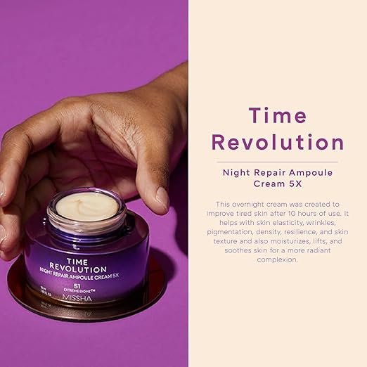 MISSHA Time Revolution Night Repair Cream + Ampoule 5x