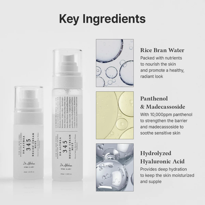 345 relief cream mist