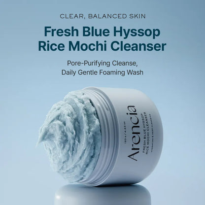Fresh Blue Hyssop Rice Mochi Cleanser 120g