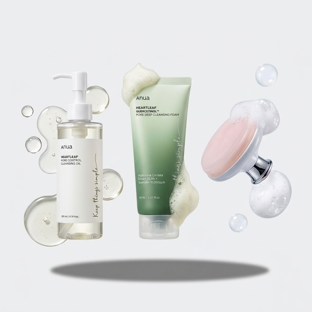 Double Cleansing für Vergrößerte Poren
