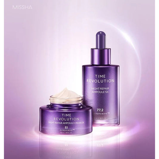 MISSHA Time Revolution Night Repair Cream + Ampoule 5x