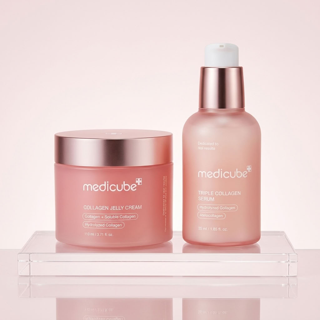 MEDICUBE Collagen Jelly Cream & Triple Collagen Serum