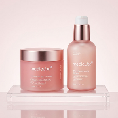 MEDICUBE Collagen Jelly Cream & Triple Collagen Serum