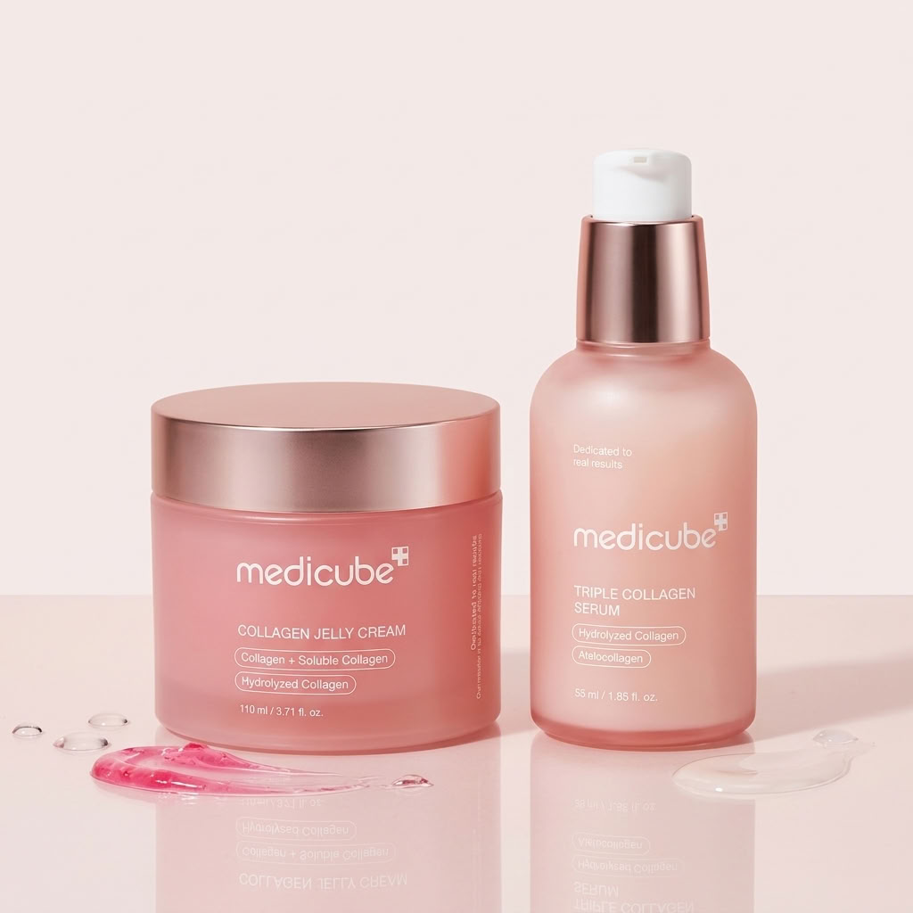 MEDICUBE Collagen Jelly Cream & Triple Collagen Serum