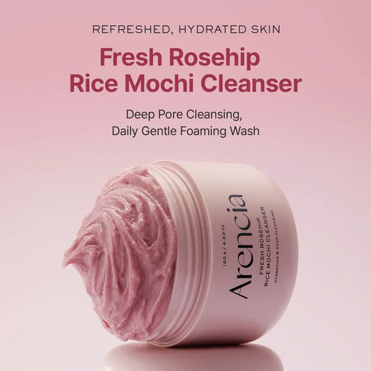 Fresh Rosehip Rice Mochi Cleanser 120g