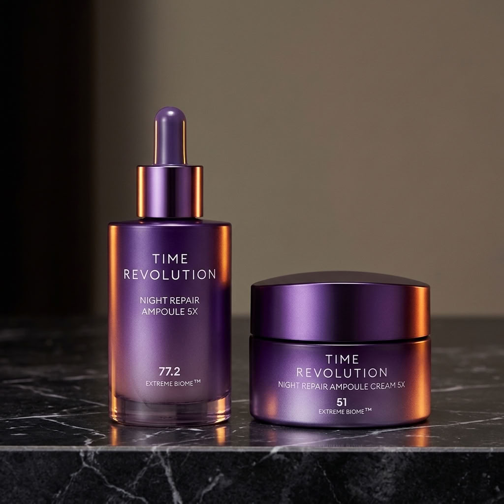 MISSHA Time Revolution Night Repair Cream + Ampoule 5x